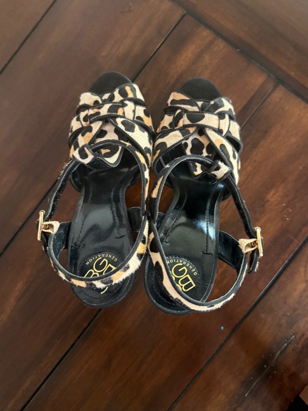 Bcbg Leopard Sandal heels